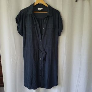 LOFT Blue Jersey Tshirt Dress
